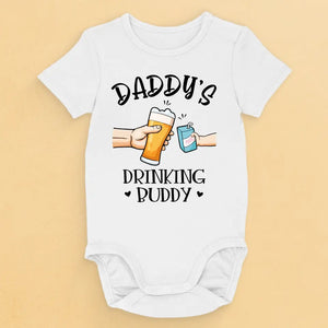 Votre compagnon de beuverie - Body bébé personnalisé pour la famille - Cadeau de fête des mères, de baby shower, pour la première maman