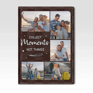 Couverture de passeport personnalisée, porte-passeport, cadeau de vacances, cadeau pour les amoureux du voyage d'aventure