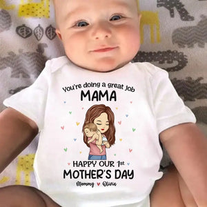 Tu fais du bon travail, maman ! - Body personnalisé pour bébé - Cadeau pour la fête des mères, baby shower, première maman