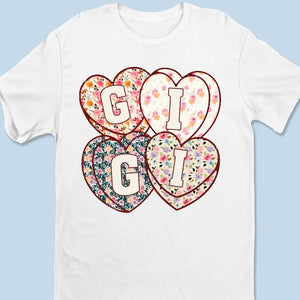 Tout amour commence et finit là-bas - T-shirt, sweat à capuche, sweat-shirt unisexe personnalisé pour la famille - Cadeau pour maman, grand-mère