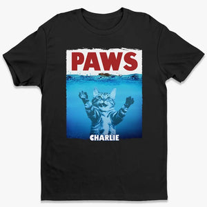 T-shirt, sweat à capuche et sweat-shirt unisexe personnalisé avec photo « Les animaux sont là » pour chien et chat - Cadeau pour propriétaires et amoureux des animaux