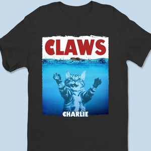 T-shirt, sweat à capuche et sweat-shirt unisexe personnalisé avec photo « Les animaux sont là » pour chien et chat - Cadeau pour propriétaires et amoureux des animaux