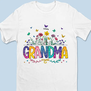 Fleurs s'épanouissent dans le jardin de l'amour - T-shirt unisexe personnalisé, sweat à capuche, sweat-shirt - Fête des Mères, cadeau pour maman, grand-mère