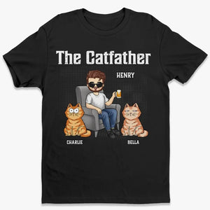 Meilleur papa chat du monde ! T-shirt, sweat à capuche et sweat-shirt unisexe personnalisé pour chat ! Cadeau pour la fête des pères, pour les propriétaires d'animaux et les amoureux des animaux.
