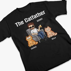 Meilleur papa chat du monde ! T-shirt, sweat à capuche et sweat-shirt unisexe personnalisé pour chat ! Cadeau pour la fête des pères, pour les propriétaires d'animaux et les amoureux des animaux.