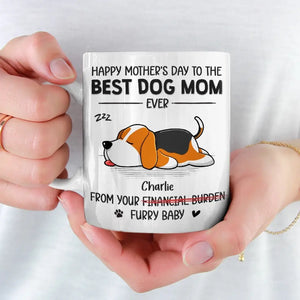 Cadeau spécial de votre petit compagnon à quatre pattes - Mug personnalisé pour chien - Fête des Mères, cadeau pour les propriétaires d'animaux et les amoureux des animaux