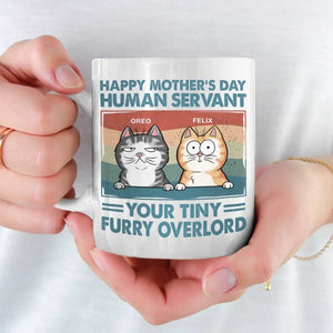 Je suis ton petit seigneur à fourrure - Mug personnalisé pour chat - Fête des Mères, cadeau pour les propriétaires d'animaux de compagnie, amoureux des animaux
