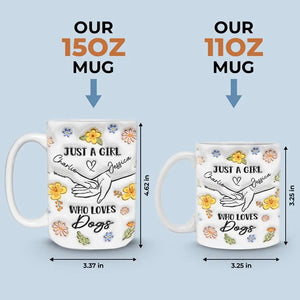Le chien est le dieu du jeu ! Mug personnalisé avec effet gonflable en 3D, imprimé chien ! Cadeau pour la fête des mères, pour les propriétaires d'animaux et les amoureux des animaux.