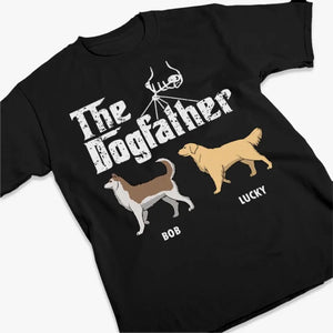 The Dogfather - T-shirt unisexe personnalisé, sweat à capuche, sweat-shirt - Fête des Pères, cadeau pour les propriétaires d'animaux et les amoureux des animaux