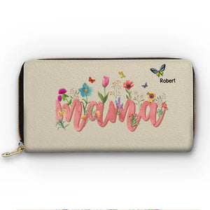 We Have The Best Mommy Ever - Family Personalized Custom Leather Long Wallet - Mother's Day, Gift For Mom, Grandma