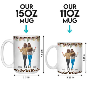 À ma meilleure amie, je t'aime - Mug personnalisé pour meilleure amie - Cadeau pour meilleures amies, meilleures amies, sœurs