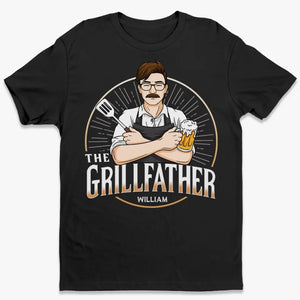 Le maître du gril peut battre la viande - T-shirt unisexe personnalisé pour la famille, sweat à capuche, sweat-shirt - Fête des pères, cadeau pour papa, grand-père