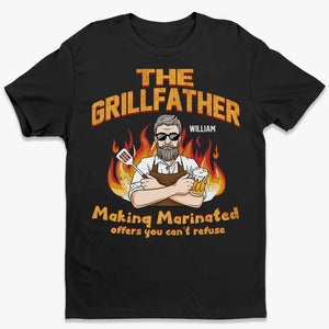 Un barbecue que vous ne pouvez pas refuser - T-shirt unisexe personnalisé pour la famille, sweat à capuche, sweat-shirt - Fête des pères, cadeau pour papa, grand-père