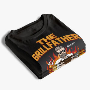 Un barbecue que vous ne pouvez pas refuser - T-shirt unisexe personnalisé pour la famille, sweat à capuche, sweat-shirt - Fête des pères, cadeau pour papa, grand-père