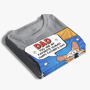 Tu es mon super-héros ! T-shirt unisexe personnalisé pour chien, sweat à capuche, sweat-shirt ! Cadeau pour la fête des pères, pour les propriétaires d'animaux et les amoureux des animaux.