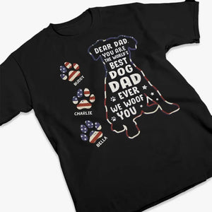 We Woof You Forever - T-shirt unisexe personnalisé pour chien, sweat à capuche, sweat-shirt - Fête des Pères, cadeau pour les propriétaires d'animaux, amoureux des animaux