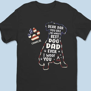 We Woof You Forever - T-shirt unisexe personnalisé pour chien, sweat à capuche, sweat-shirt - Fête des Pères, cadeau pour les propriétaires d'animaux, amoureux des animaux
