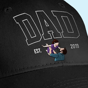 Photo personnalisée Merci d'être mon Iron Man - Casquette brodée personnalisée en famille - Fête des pères, cadeau pour papa