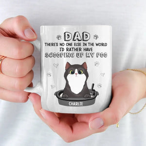 Tu occupes une place unique dans mon cœur - Mug personnalisé pour chat - Fête des pères, cadeau pour les propriétaires d'animaux de compagnie, amoureux des animaux