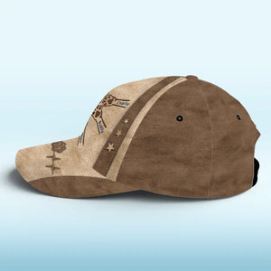 Les chiens sont notre lien avec le paradis - Casquette personnalisée pour chien, casquette classique à imprimé intégral - Fête des pères, cadeau pour les propriétaires d'animaux et les amoureux des animaux