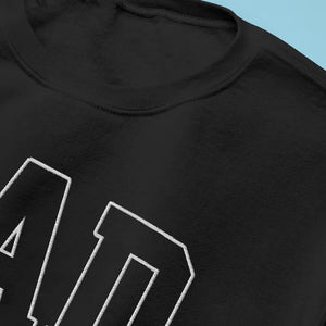 Papa, tu es unique en son genre - Sweat-shirt brodé personnalisé en famille - Cadeau pour la fête des pères, papa et grand-père
