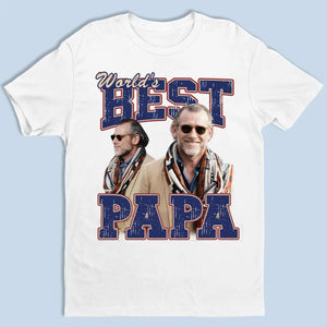 Photo personnalisée L'amour d'un père est le plan directeur pour l'avenir d'un enfant - T-shirt unisexe personnalisé, sweat à capuche, sweat-shirt personnalisé pour la famille - Cadeau pour papa, grand-père