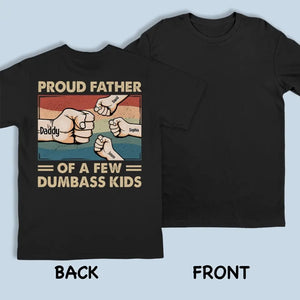 The Best Fathers Have The Softest, Sweetest Hearts - Family Personalized Custom Back Printed Unisex T-shirt, Hoodie, Sweatshirt - Father's Day, Gift For Dad, Grandpa