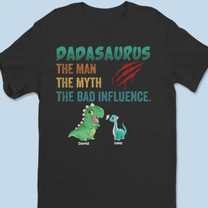 L'Homme Le Mythe La Légende Papa - T-shirt unisexe personnalisé pour la famille, sweat à capuche, sweat-shirt - Fête des Pères, cadeau pour papa, grand-père