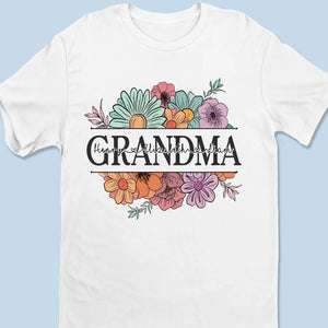 Nous sommes nés de l'amour, l'amour est notre grand-mère - T-shirt unisexe personnalisé, sweat à capuche, sweat-shirt - Fête des mères, cadeau pour maman, grand-mère