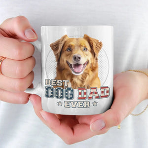 Photo personnalisée : Une maison n’est pas un foyer sans un animal de compagnie - Mug personnalisé pour chien et chat - Fête des pères, nouveauté, cadeau pour les propriétaires d’animaux, amoureux des animaux AMZ