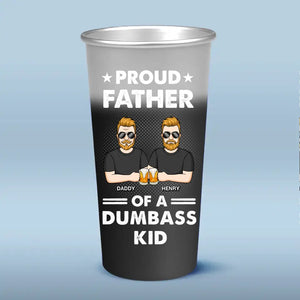 Cher papa, bon travail, nous sommes géniaux - Tasse personnalisée en aluminium à couleur changeante pour la famille - Fête des pères, cadeau pour papa, grand-père