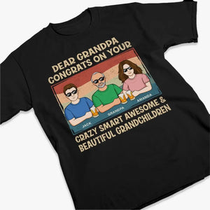 Nous sommes tellement chanceux de t'avoir dans notre vie - T-shirt unisexe personnalisé, sweat à capuche, sweat-shirt - Fête des pères, cadeau pour papa, grand-père