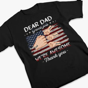 Excellent travail, je suis génial grâce à vous - T-shirt unisexe personnalisé, sweat à capuche, sweat-shirt - 4 juillet, fête des pères, cadeau pour papa, grand-père