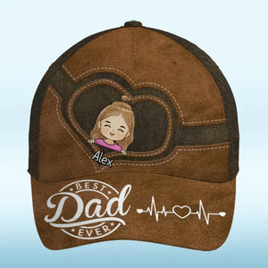 Meilleur père de tous les temps - Casquette personnalisée pour la famille, casquette classique à imprimé intégral - Fête des pères, cadeau pour papa, grand-père