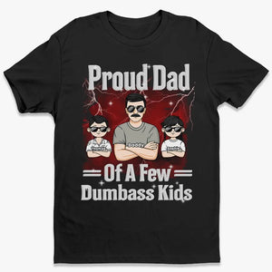 Fier papa de plusieurs enfants - T-shirt unisexe personnalisé pour la famille, sweat à capuche, sweat-shirt - Fête des pères, cadeau pour papa, grand-père