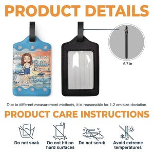Partez en solo, partez loin ! Étiquette de bagage personnalisée pour voyage ! Cadeau de vacances, cadeau pour les amoureux du voyage d'aventure