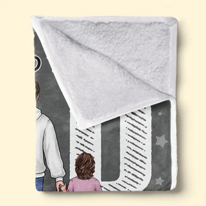 Pour nous, vous êtes le monde - Couverture familiale personnalisée - Fête des pères, cadeau pour papa