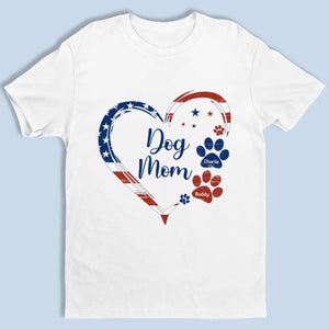 Un véritable ami laisse des empreintes de pattes sur votre cœur - T-shirt, sweat à capuche et sweat-shirt unisexe personnalisé pour chien et chat - 4 juillet, cadeau pour les propriétaires d'animaux et les amoureux des animaux