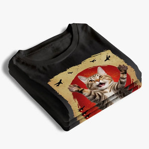 T-shirt, sweat à capuche et sweat-shirt unisexe personnalisé avec photo « King Of Pawster » pour chat – Cadeau pour propriétaires et amoureux des animaux