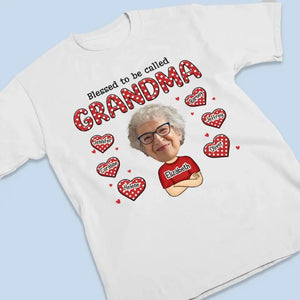 T-shirt, sweat à capuche et sweat-shirt unisexe personnalisé avec photo « Grand-mère » – Cadeau pour maman et grand-mère