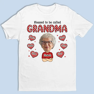 T-shirt, sweat à capuche et sweat-shirt unisexe personnalisé avec photo « Grand-mère » – Cadeau pour maman et grand-mère