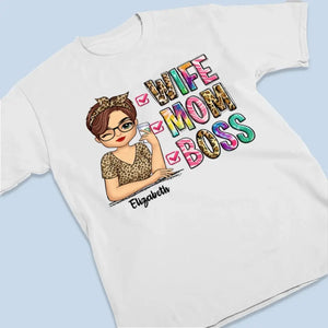 T-shirt, sweat à capuche et sweat-shirt unisexe personnalisé pour femme, maman, patronne - Cadeau pour maman