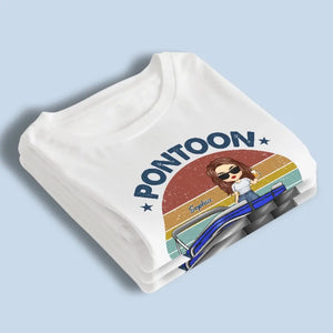 La vie est meilleure sur un ponton - T-shirt, sweat à capuche et sweat-shirt unisexe personnalisé pour toute la famille - Cadeau pour les membres de la famille et les amateurs de ponton