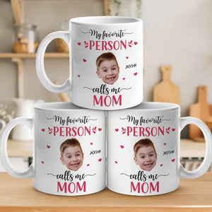 Photo personnalisée « Tu es ma préférée » - Mug personnalisé familial - Cadeau pour maman, grand-mère