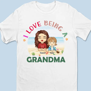 Une grand-mère est un havre de paix - T-shirt, sweat à capuche et sweat-shirt unisexe personnalisé pour la famille - Cadeau pour grand-mère