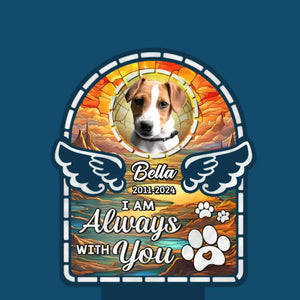 Custom Photo I Love You Forever - Memorial Personalized Custom Garden Solar Light - Sympathy Gift For Pet Owners, Pet Lovers