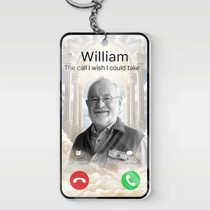 Porte-clés photo personnalisé « Restez dans nos cœurs pour toujours » en acrylique personnalisé - Cadeau de condoléances pour les membres de la famille