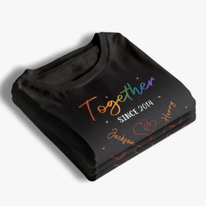 L'amour compte, l'amour c'est l'amour - T-shirt unisexe personnalisé, sweat à capuche, sweat-shirt - Cadeau pour mari et femme, anniversaire, LGBTQ+