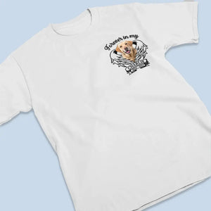 Photo personnalisée « Une fois à mes côtés » - T-shirt unisexe personnalisé, sweat à capuche, sweat-shirt - Cadeau de condoléances pour les propriétaires et les amoureux des animaux