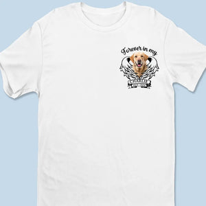Photo personnalisée « Une fois à mes côtés » - T-shirt unisexe personnalisé, sweat à capuche, sweat-shirt - Cadeau de condoléances pour les propriétaires et les amoureux des animaux